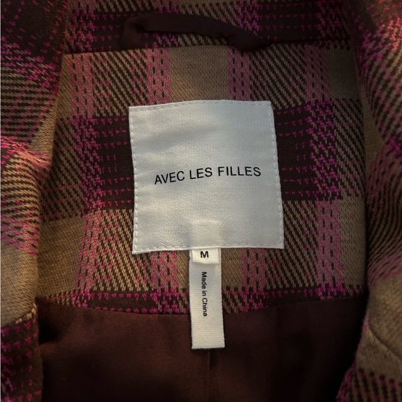 Avec Les Filles Plaid Pin Blazer - Picture 11 of 11